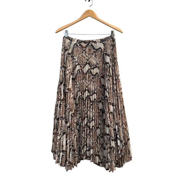 Loyd/Ford Palm Springs Two Tone Animal Snake Print Maxi Skirt NWOT Large - Picture 1 of 5